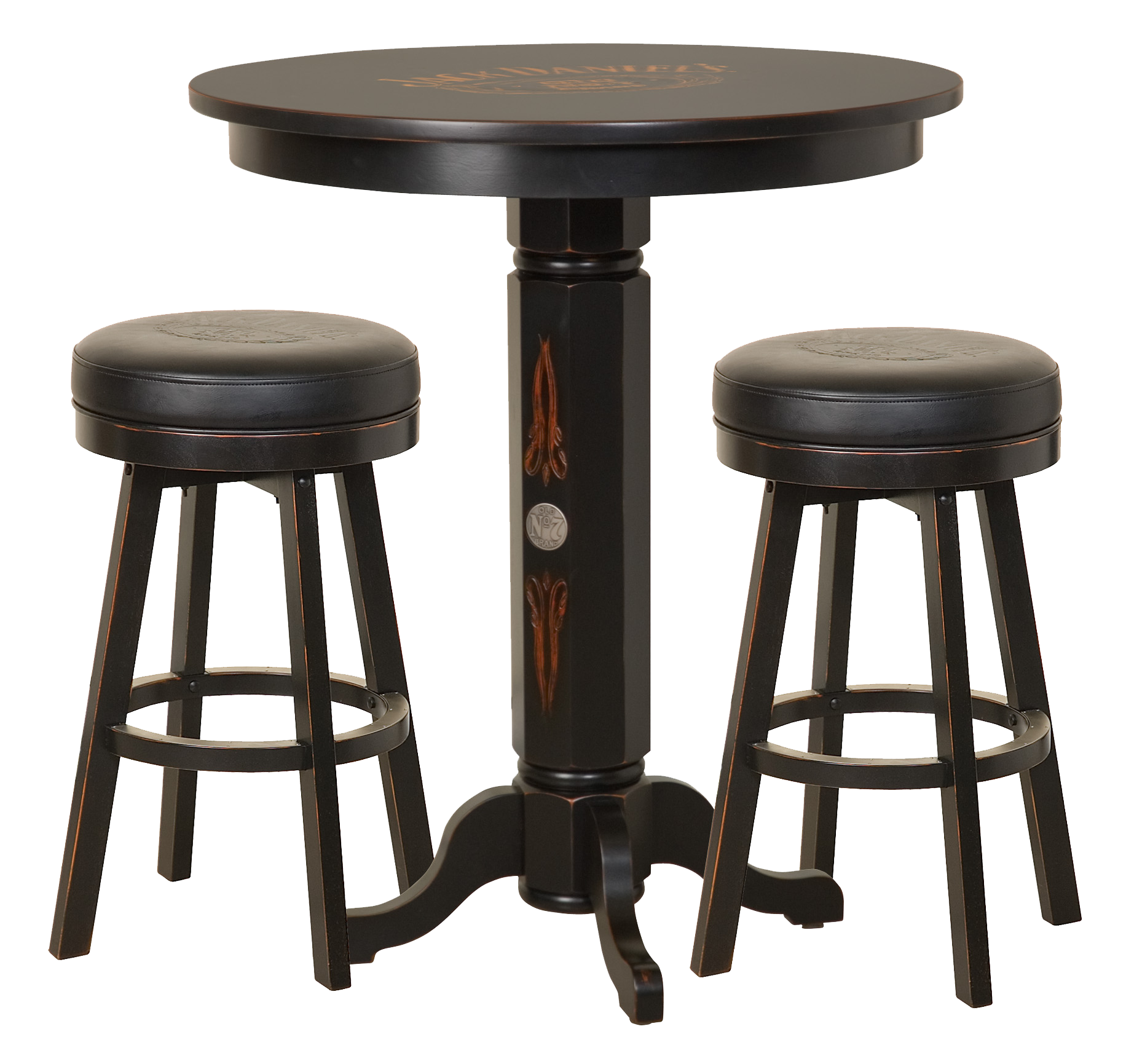 Solid wood pub table deals and chairs