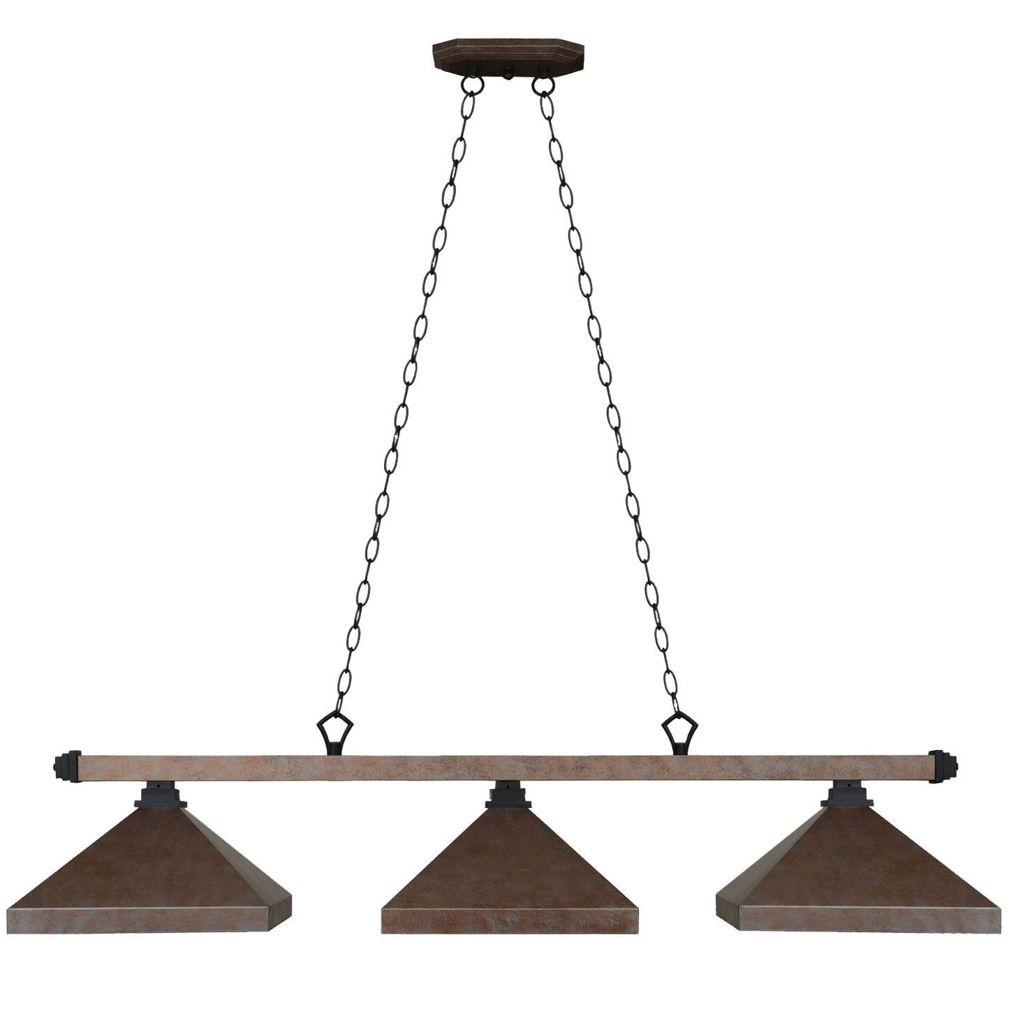 Kitsilano Metal 3 Light Billiard Light