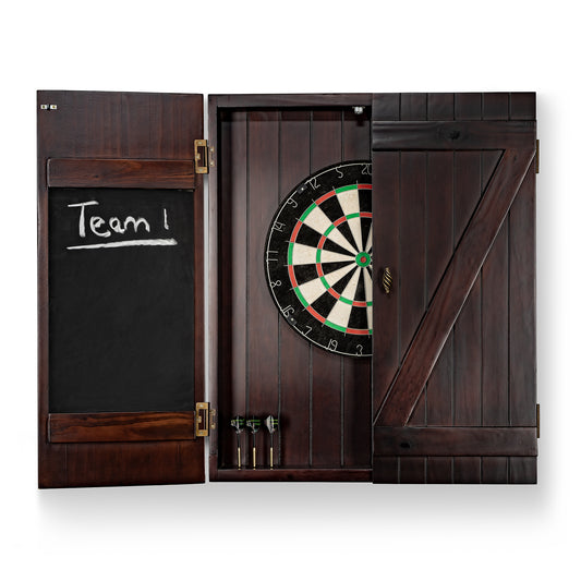 Presidential Rustic Chocolate Dartboard Cabinet