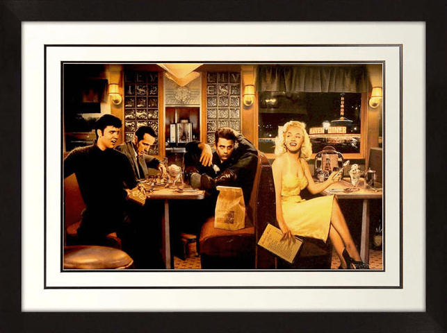 'Blue Plate Special' Framed Artwork