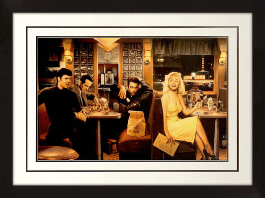 'Blue Plate Special' Framed Artwork