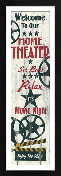 Movie Night Framed Artwork