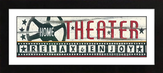 Home Theater Framed Artwork