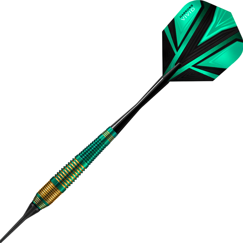 Harrows Vivid Brass Soft Tip Darts Set - 18 gm