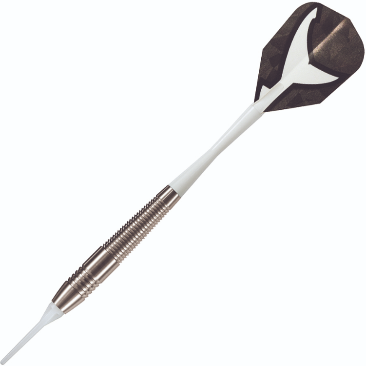 Harrows Silver Shark Style Soft Tip Darts Set - 18 gm