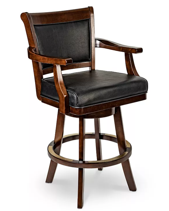 Presidential Billiards Bar Stool with Back
