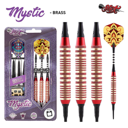Shot Darts Mystic Red Soft Tip Darts Set - 18 gm