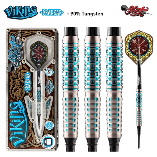 Soft Darts Viking Drakkar Steel Tip Dart Set - 23 gm