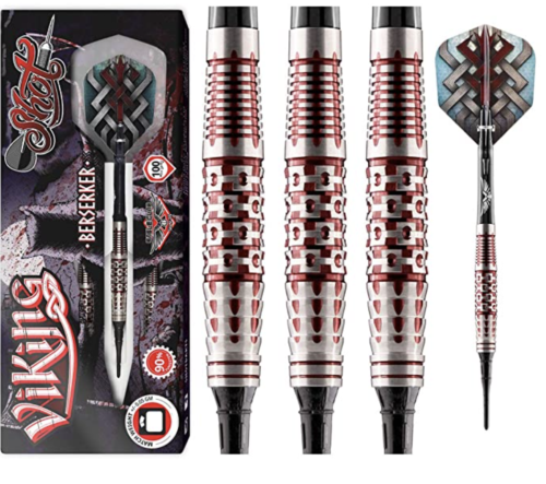 Shot Darts Viking Berserker Soft Tip Darts Set - 18 gm