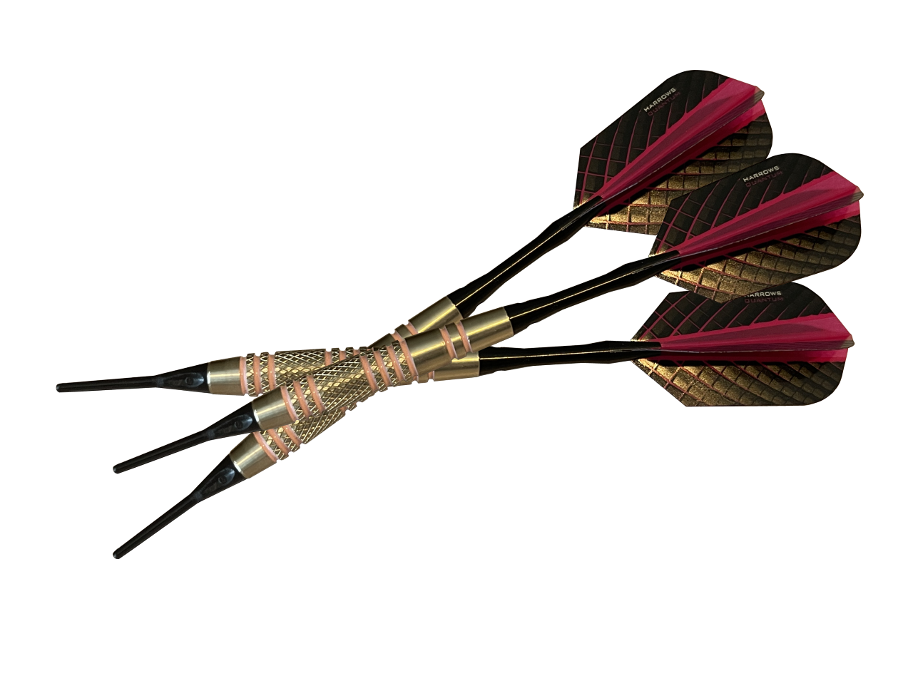 Dart World Spectrum Pink Soft Tip Darts Set - 16 gm