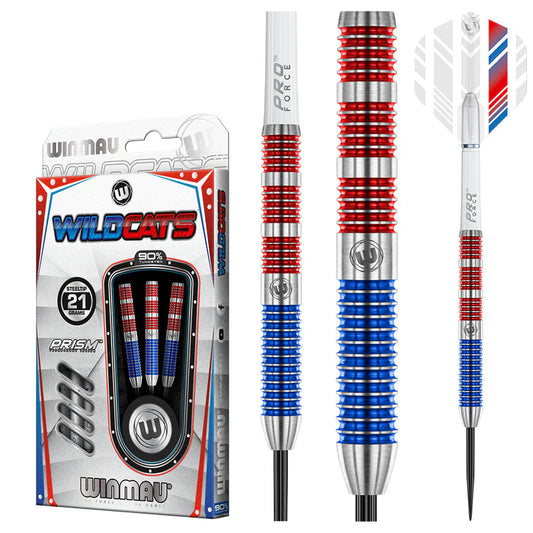 Winmau Wildcats Steel Tip Darts - 21gm
