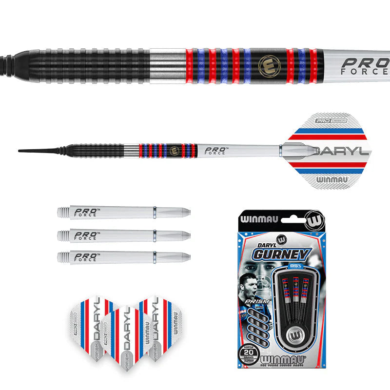 Winmau Daryl Gurney 85% Pro-Series Soft Tip Dart Set - 20g