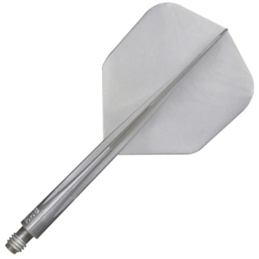A-Z Darts Condor Axe Metallic Flight System - Shape Pearl Silver (L)