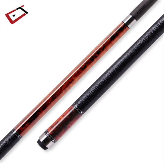 Cuetec Cynergy Truewood Burl II Leather Wrap (12.5 Shaft)
