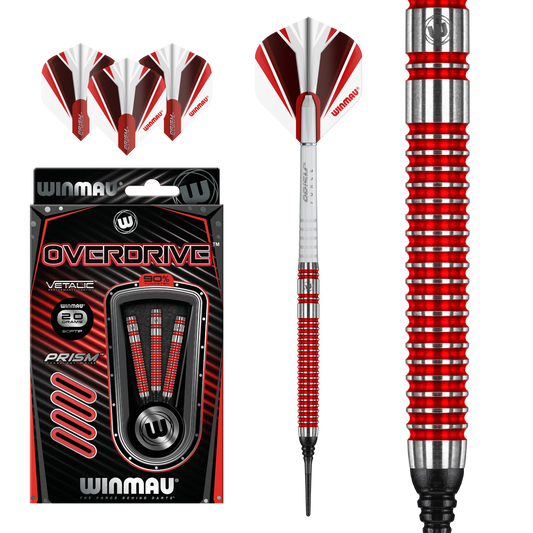 Winmau Overdrive 90% Darts 18g B/W 20g F/W