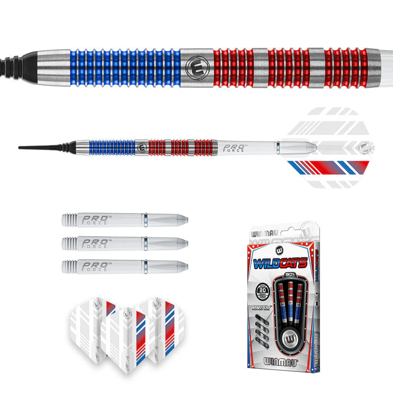 Winmau Wildcats 90% Darts 16g B/W 18g F/W