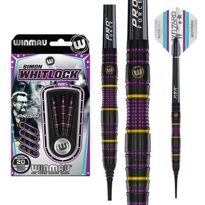 Winmau Simon Whitlock 85% Pro-Series Soft Tip Dart Set - 20g