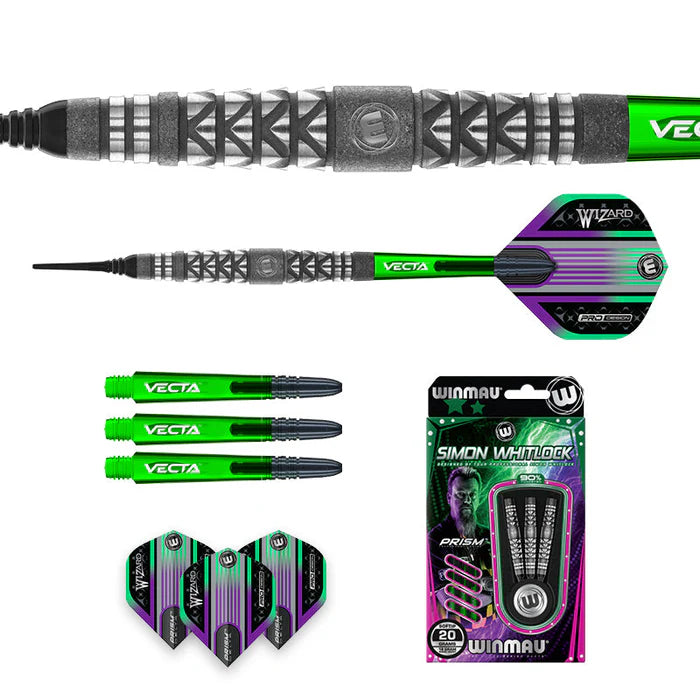 Winmau Simon Whitlock Atomised Player Edition Soft Tip Dart Set - 20g