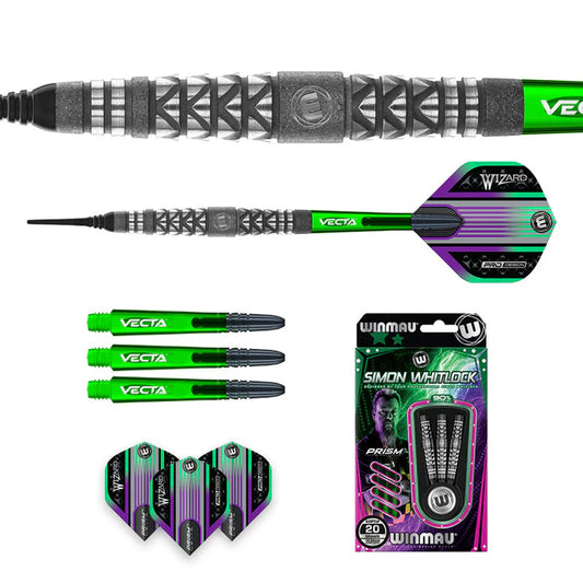 Winmau Simon Whitlock Atomised Player Edition Soft Tip Dart Set - 20g