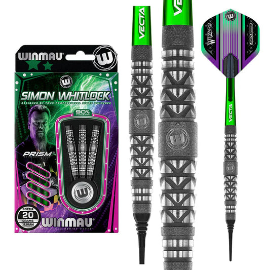 Winmau Simon Whitlock Atomised Player Edition Soft Tip Dart Set - 20g