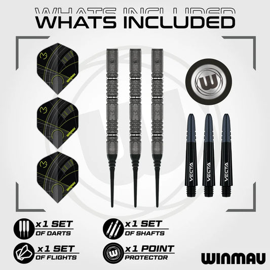 Winmau MVG Signature Edition Soft Tip Dart Set - 18g