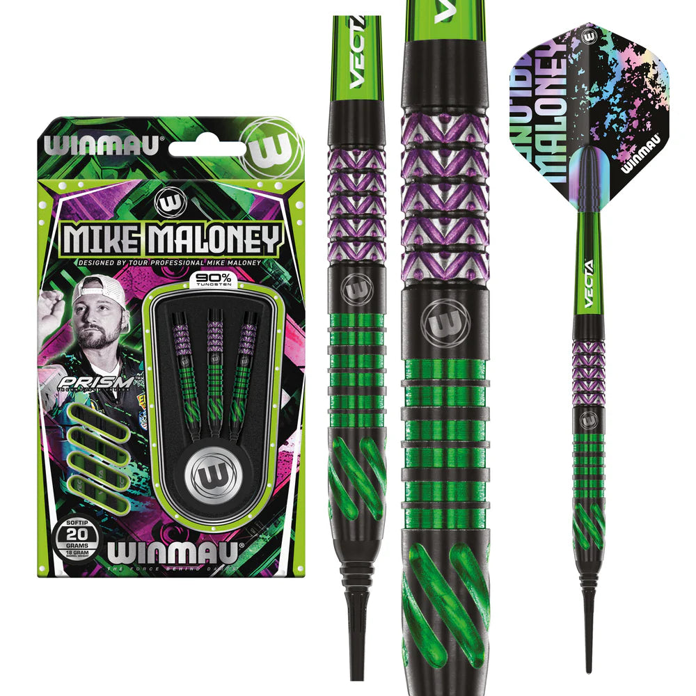 Winmau Mike Maloney Soft Tip Darts - 20gm