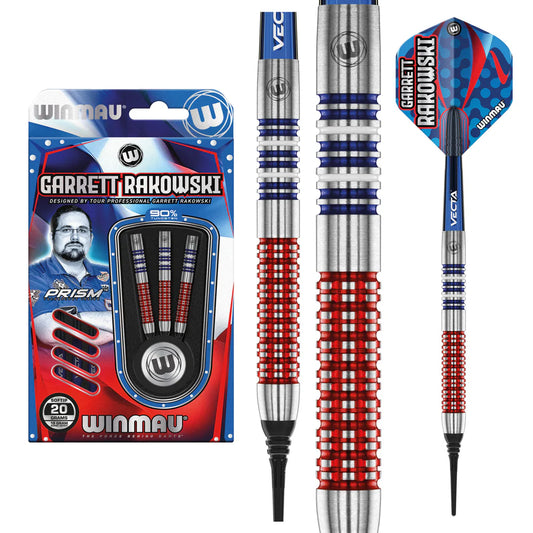 Winmau Garrett Rakowski Soft Tip Darts - 20gm