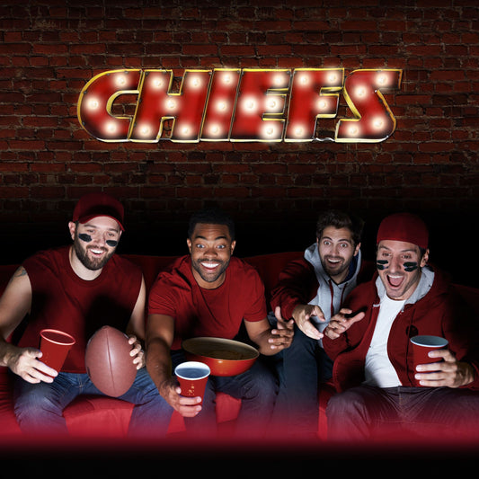 Kansas City Chiefs Recycled Metal Sign