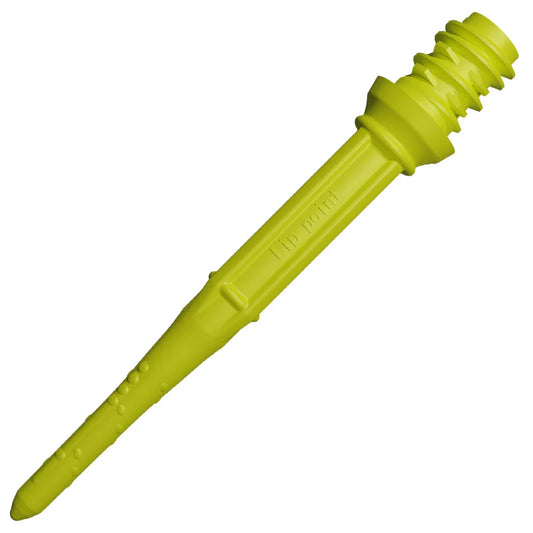 A-Z Darts L-Style Lippoint Premium Long Soft Tip Points - Neon Yellow (30 Count)
