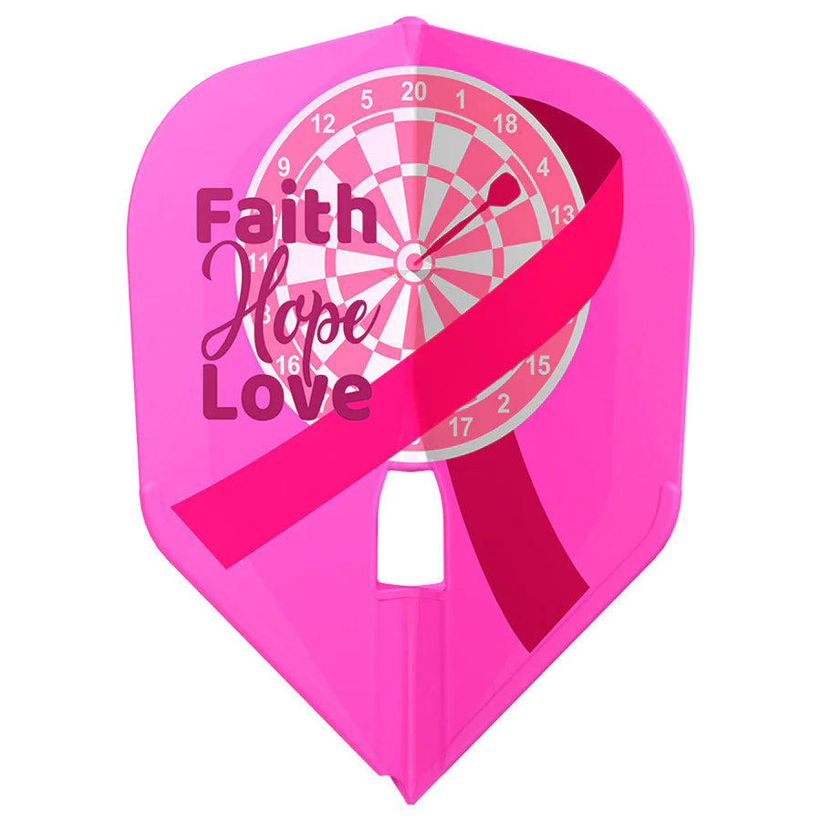 L-Style Pro Breast Cancer Awareness V3 Dart Flights - L3 / Shape