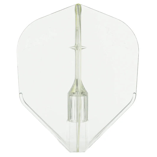 A-Z Darts L-Style EZ Fantom Dart Flights - L3 / Shape Clear