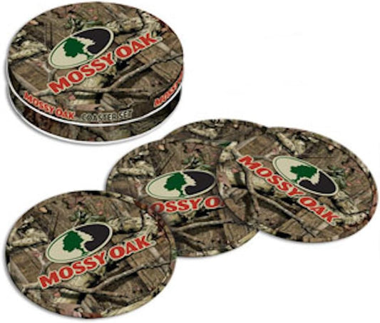 Mossy Oak Tin Coaster Set