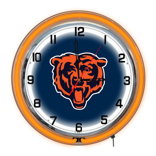 Chicago Bears 18 inch Neon Clock