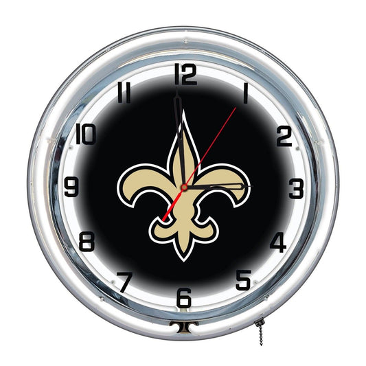 New Orleans Saints 18 inch Neon Clock