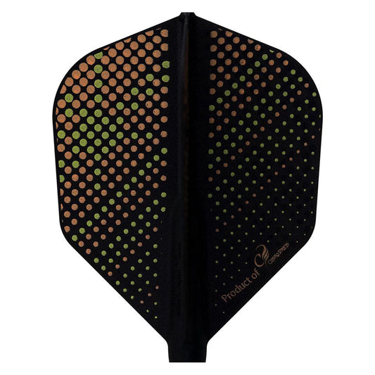 Fit Flight Orange Sunrise Dart Flights - Shape