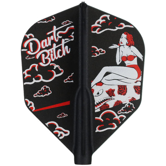 Fit Flight Pin Up Dart Bitch Dart Flights- Shape