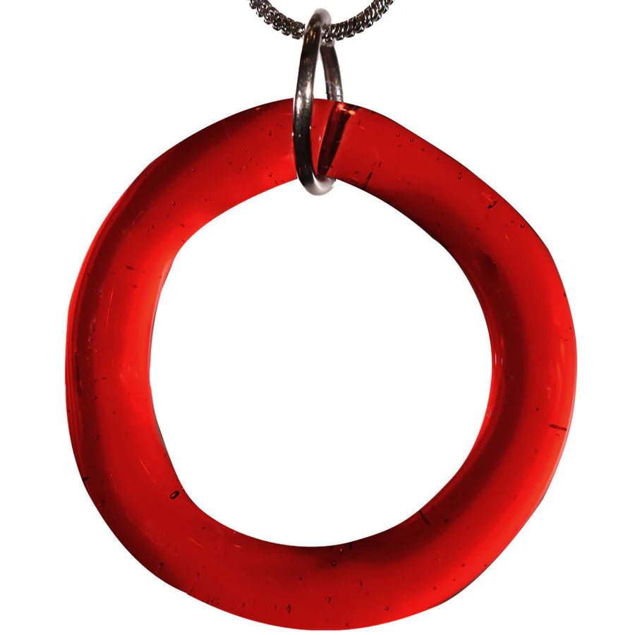 Lucky Blown Glass Dart Ring