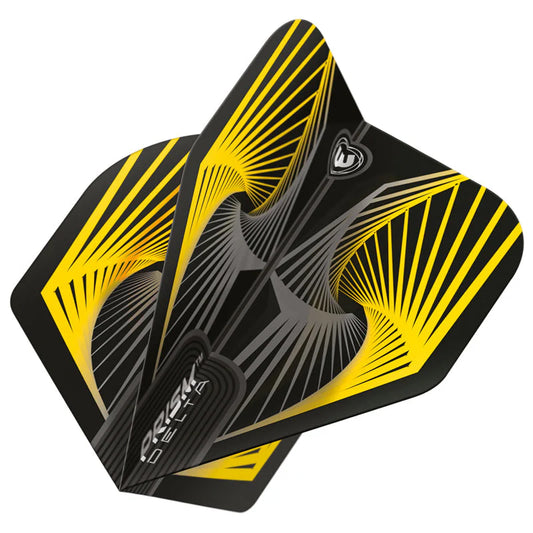 Winmau Yellow & Grey Prism Delta Standard Flight