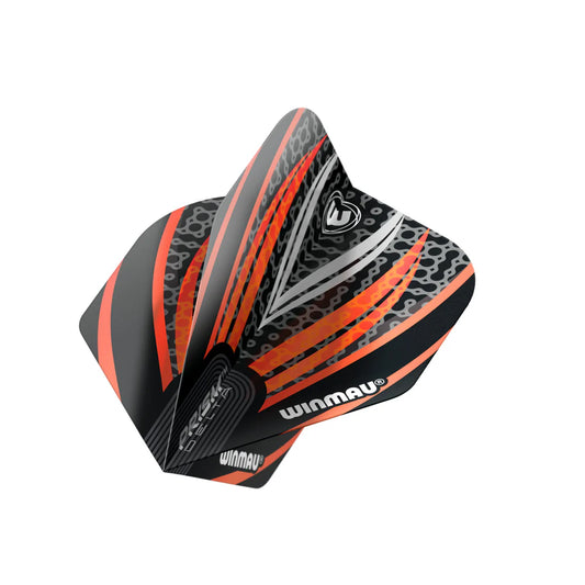 Winmau Prism Delta Black, White & Orange Dart Flights