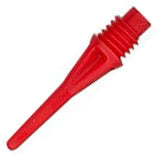 A-Z Darts Bulls Star Shorties Soft Tip Points - 50 QTY - Red