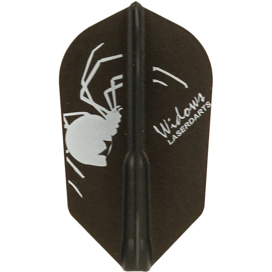 Laserdarts Fit Flight Dart Flights - Slim Black Widows