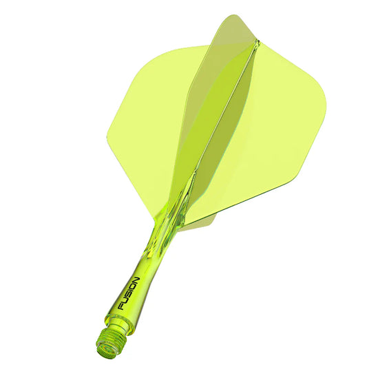 Winmau Fusion Integrated Short Yellow Flight & Shaft