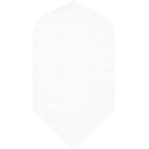 Nylon Dart Flights - 150 Micron Slim White