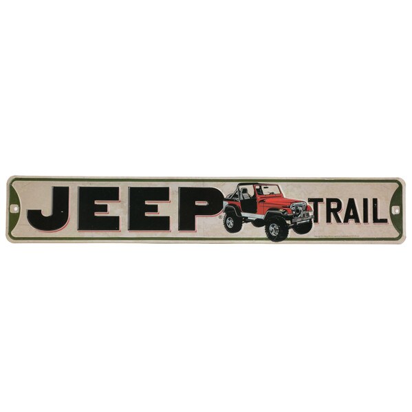 Open Road Brands Jeep Tin Street Sign