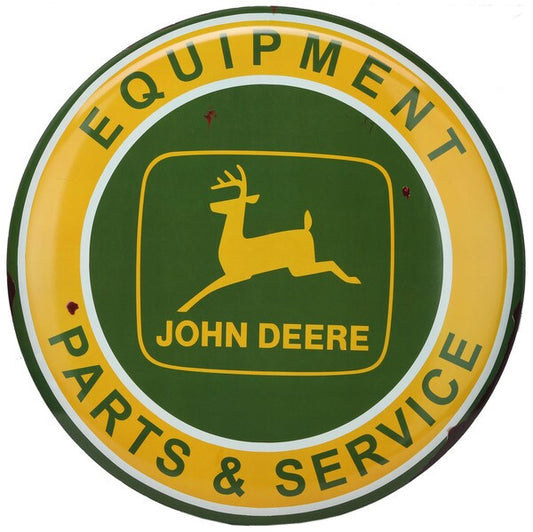 Open Road Brands John Deere Metal Button Sign