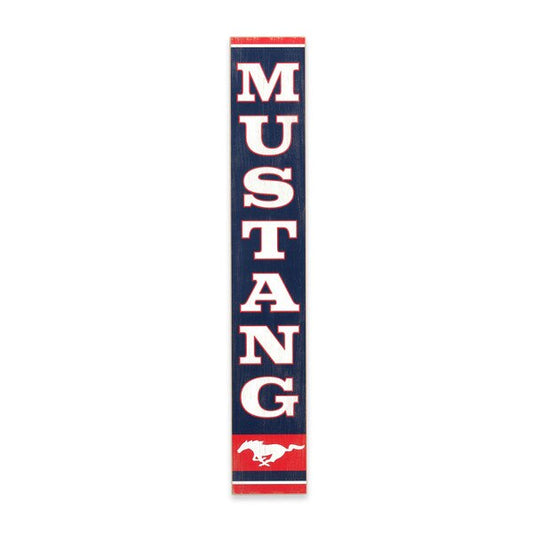 Ford Mustang Vertical Wood Wall Decor