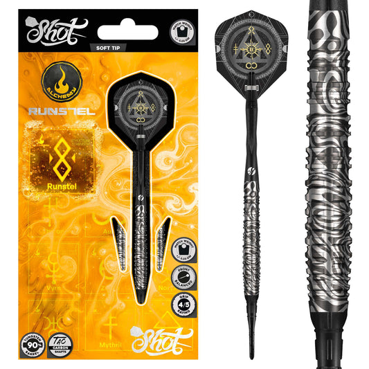 Shot Darts Alchemy Runstel Soft Tip Dart Set - 20g