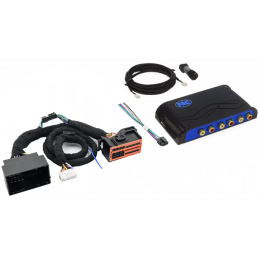Stinger Amplifier Integration Interface for select Chrysler, Dodge, Jeep, and RAM vehicles