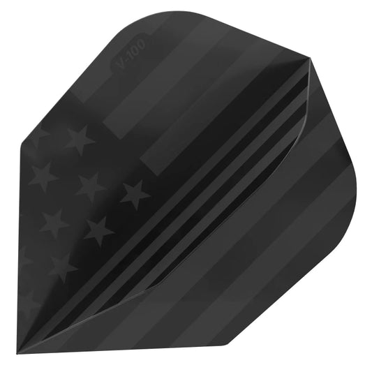 American Flag Standard Black Dart Flights