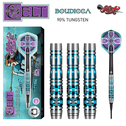 Shot Darts Celt Boudicca Soft Tip Darts 18gm
